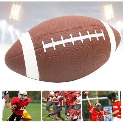 Rugby American Football Toy Balls Hand Squeeze Sponge Foam Anti Stress Relief Balls Outdoor Sports Toys for Kids Children