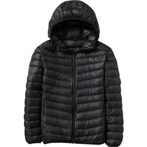 2021 new Men Winter Warm Men Jacket Coat Casual Autumn Stand Collar Thick Hat White Duck Male Winter Down Jacket