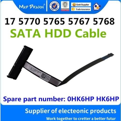 MAD DRAGON Brand Laptop new HDD cable SATA HDD hard drive cable connector For Dell Inspiron 17 5770 5765 5767 5768 0HK6HP HK6HP