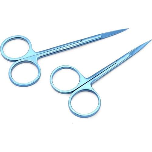 Express Eye Scissors Titanium Alloy Pattern Scissors Beauty Plastic Eye Surgery Scissors Instruments Double Eyelid Open Eyes