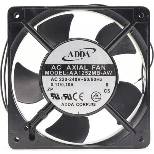 ADDA AA1252MB-AW 120*120*25MM 220v 2050/2400 RPM 20.7/18.4W AC Axial Cooling Fan