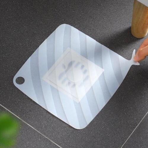 Bathroom Silicone Cover Floor Drain Smell Removal Sealing Silicone Cover Anti Odor Sink Water Stopper Toilet Sewer Deodorant Pad