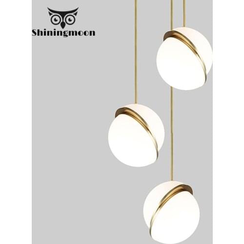 Nordic Luxury LED Pendant Lights Modern Round Acrylic Pendant Lamp Dining Room Kitchen Hanging Lamp Cafe Restaurant Home Decor