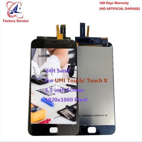 For Original UMI Touch Touch X LCD Screen Display+Touch Screen Digitizer Sensor Assembly Replacement 5.5" 1920x1080P