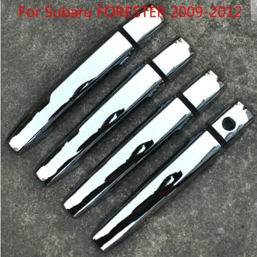 High-quality ABS Chrome Door Handle Cover For Subaru FORESTER 2009-2012 Car-styling Car-covers