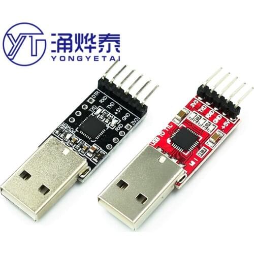 YYT CP2102 USB 2.0 to UART TTL 6PIN Connector Module Serial Converter with Dupont line