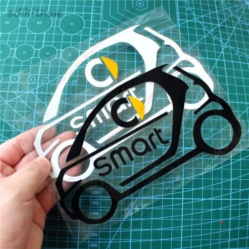 I love my car Decal Funny Sticker Auto Styling Door Window Decoration For Benz Smart Logo FORTWO FORSPEED FORFOUR accessories