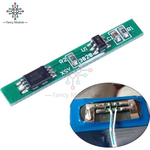 10pcs 1S 3.7V 2.5A Lithium Battery Protection Board BMS PCM PCB Polymer Over Charge Discharge Li-ion Protect Module