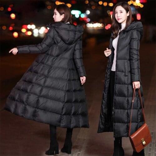 Winter warm Long Snow Wear Women Cotton Coat Long Sleeve Coat Solid Casual Zipper Women Tops Warm Winter Clothes