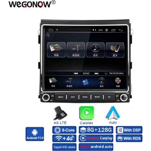 Carplay 8.4" IPS DSP Android 10.0 6GB + 128GB Car DVD Player GPS WIFI Bluetooth 5.0 RDS Radio For Porsche Cayenne 2010- 2017