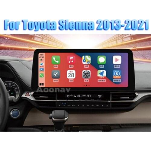 128GB Android Car radio GPS For Toyota Sienna 2013-2021 car Multimedia Player Navigation Stereo receiver Head Unit