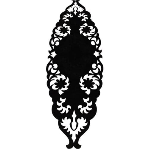 Daisy Lux Velvet Runner Black