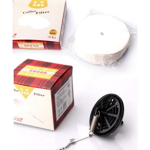 Free shipping! Syphon filter set-The Syphon special filter paper + Syphon Filter Element, suit Syphon Filter paper, 80pcs/box
