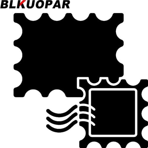 BLKUOPAR for Postage Stamp Image Car Stickers Vinyl Scratch-Proof Decals Waterproof Car Accessories Windshield Skateboard Decor