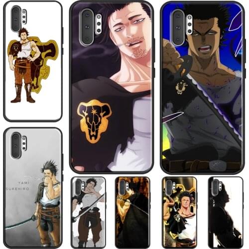 Yami Sukehiro Black Clover For Samsung S20 S8 S9 S10 Plus S10e Case For Galaxy Note 20 Ultra Note 9 10 Lite Coque