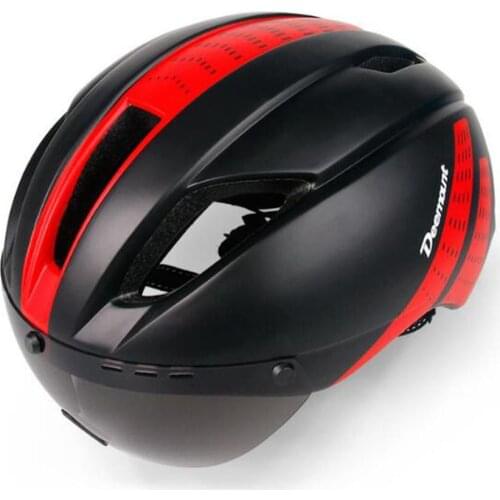 COEWSKE Bike Helmet Adjustable Breathable Bicycle Helmet with Detachable Goggles for Men and Women