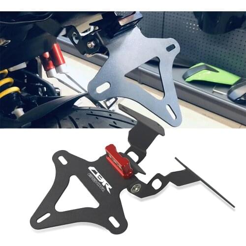 Motorcycle License Plate Holder Tail Tidy Fenders Eliminator Registration Plate LED Light For Honda CBR650R CBR 650 R 2019-2020