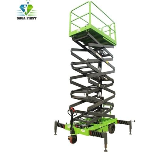 10m Aaerial Work Platform Electric Hydraulic Mobile scissor lift