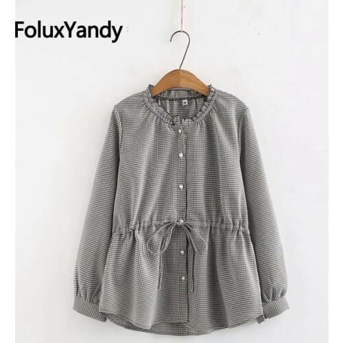 Блузки с воротником FoluxYandy China At AliExpress