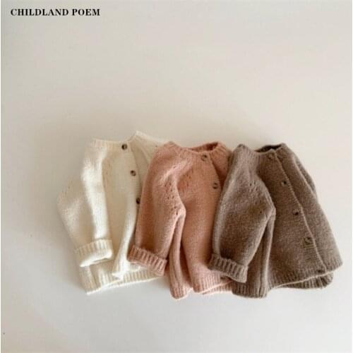 Baby Cardigan Sweater Winter Autumn Baby Girls Boys Sweaters Woolen Kids Infant Baby Knitwear Toddler Sweater Boys Cardigan Coat