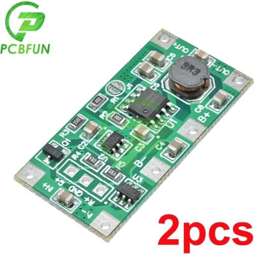 5V 1A UPS Power Supply Module Step Up Auto Reverse Router Protection 18650 Lithium Battery with Protection Charging Boost Board