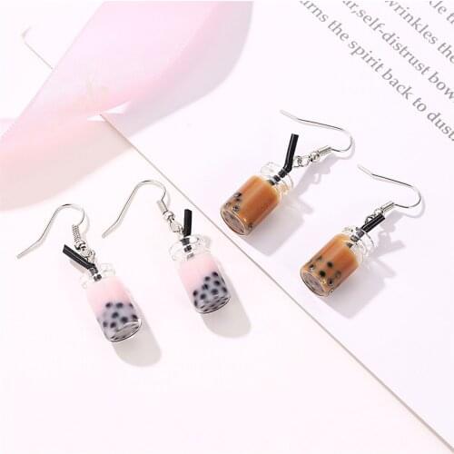 Fashion Artist Classic New Design Jewelry Summer Pearl Vintage Tea With Milk Cute Ladies Earrings Unusual Earrings Set For Women