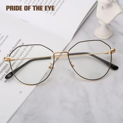 Fashion Retro Geometry Type Anti Blue Ray Glasses for Men Women Computer Radiation Polygonous Unique Anti Blue Ray Glasses