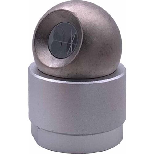 12.7mm ( 0.5inch) BALL mini optical prism Silver Coated with Magnetic base for total station, sphere
