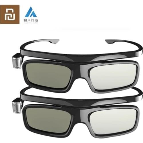 Original Youpin Fengmi Smart DLP-LINK Shutter Type 3D Glasses With USB Charging Cable for Xiaomi Mijia Laser Projector TV 4K