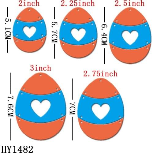 Easter Eggs Earrings Cutting Dies HY1482 Wooden Dies Suitable for Common Die Cutting Machines on the Market