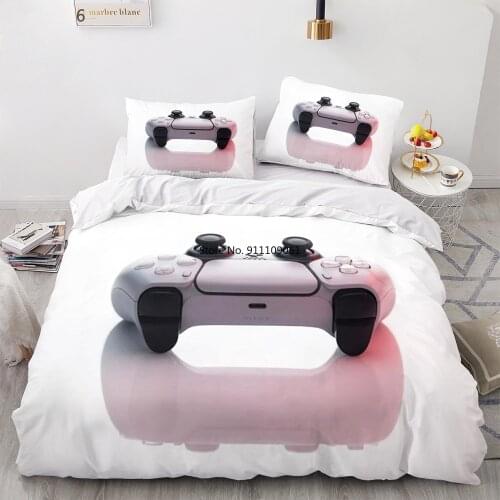 3D PlayStation Series Duvet Cover Quilt Cover Pillowcases Gaming Console Bedding Set Full Size PS Controller Comforter Cover