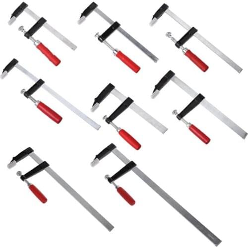 Heavy Duty F-Clamp Bar Clip Clamp For Woodworking High Strength Wood Clamping Carpenter DIY Hand Tool 8 Sizes Hardware Clamps