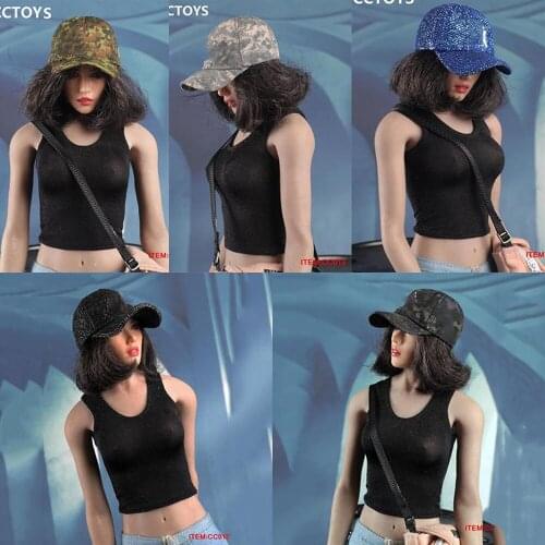 In Stock 5 Colors 1/6 Scale Female Figure Scene Accessory Handmade Cloth Leisure Sports Cap Baseball Hat Model for 12'' Action