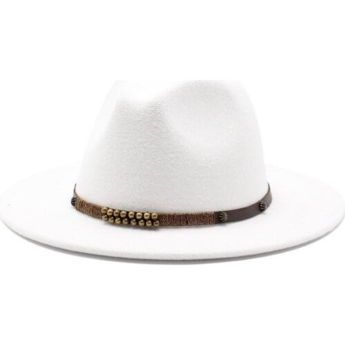 Women Men Wool Vintage Gangster Trilby Felt Fedora Hat Wide Brim Leopard Belt Gentleman Elegant Lady Winter Autumn Jazz Cap