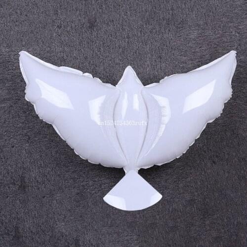 100pcs White Peace Dove Balloon Foil Balloon Wedding Ball aluminum Balloons Inflatable Birthday Toy Party Decoration Photo Props