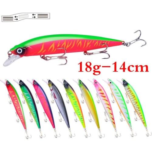 18g Minnow Fishing Lures Sinking Bait Bass Carp Fish Lure Banana Fish Artificial Hard Bait Fishing Hook Wobblers Fishing Tackle