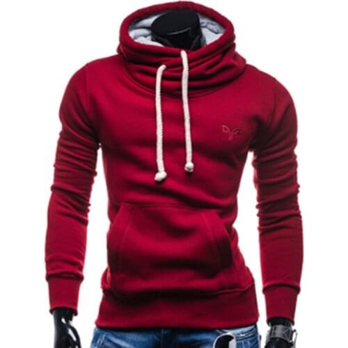 2020 Autumn Solid Color Drawstring Hooded Sportswear Sweatshirt Mens Hoodies Fashion Brand Pullovers Mens Hoodies Tracksuits
