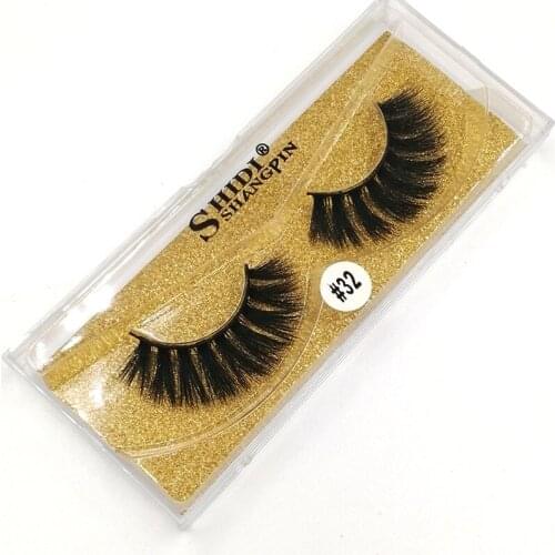 3D Faux Mink Eyelashes False Eyelashes Dramatic Fake Lashes Makeup Extension Eyelashes