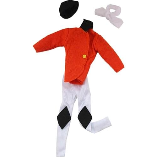 4pcs Adorable 1/6 Womens Doll Mini Riding Cloth Doll Garments Girls Toys, Easy to Take on/off