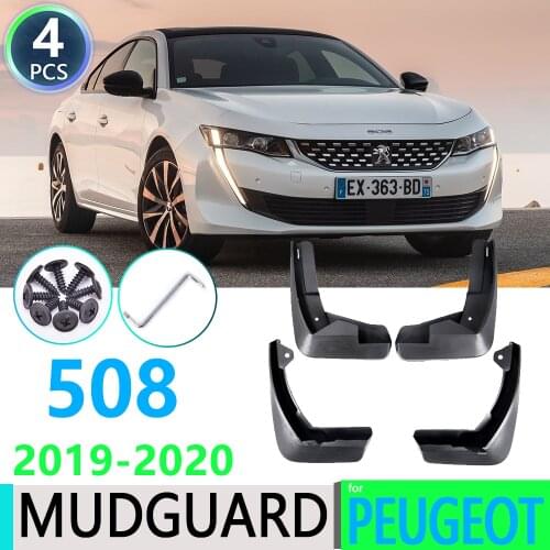 For Peugeot 508 2019~2020 Car Fender Mudguard Mud Flaps Guard Splash Flap Car Accessories