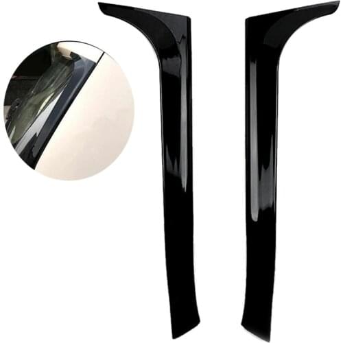 Gloss Black Rear Side Wing Spoiler Stickers Trim Cover for VW Golf 6 MK6 2008 -2013 Not for Golf 6 GTI/R