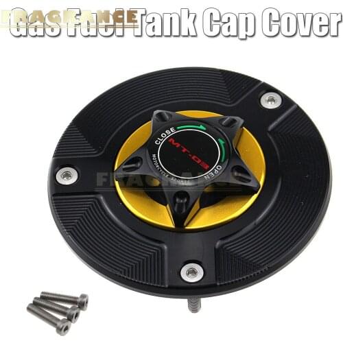 Logo 8 Colors CNC Aluminum Keyless Motorcycle Accessories Fuel Gas Tank Cap Cover for Yamaha MT-03 MT03 MT 03 2015 2016 2017