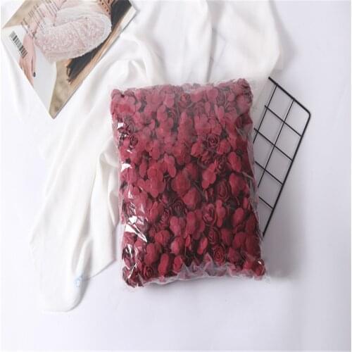 500pcs New 2019 Rose Bear Making Materials DIY Wreath Accessories Mini 3.5CM Rose Head Decoration Handmade Valentines Day Gifts