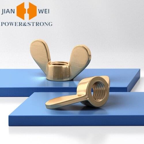 GB62 copper wing nut, ingot nut, claw nut, hand-tightened copper nut with M3M4M5M6M8M10M12