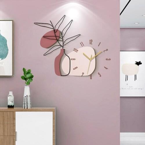 Wall Clock часы настенные Nordic Style Household Light Luxury Decorative Creative Art Simple Electronic Personality Clocks
