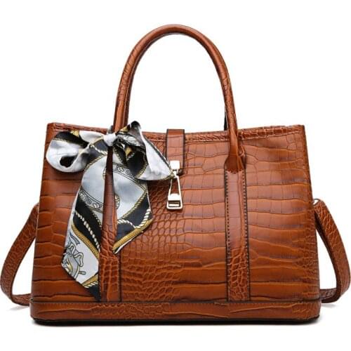 2021 New Fashion Alligator Women Handbags European Design Pu Leather Ladies Shoulder Bags Female Girl Brand Luxury Crossbody Bag