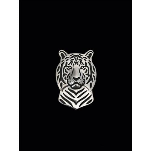 New Trendy Tiger brooches plat silver fashion jewelry