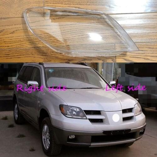 Car Headlamp Lens For Mitsubishi outlander 2004 2005 2006 Car Headlight cover Headlamp Lens Auto Shell Cover