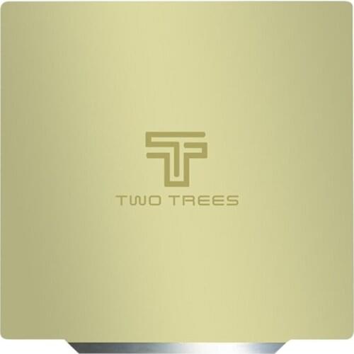 P82F 220/235/310mm Twotree PEI Ultem Sheet 3D Printer Build Plate Gold Hardened Steel Sheet for 3D Printer