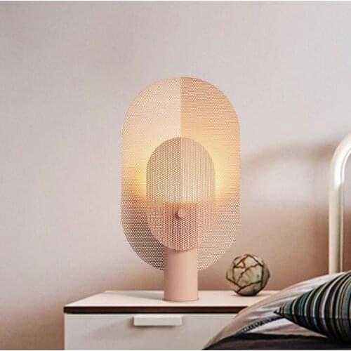 Postmodern Minimalist Nordic Table lamp Deck Lamp Black Modern Minimalist warm study table lamp Home Bedroom Study Room